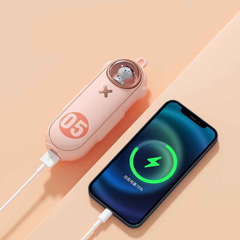 Stay Charged and Warm with the Mini USB Portable Power Bank